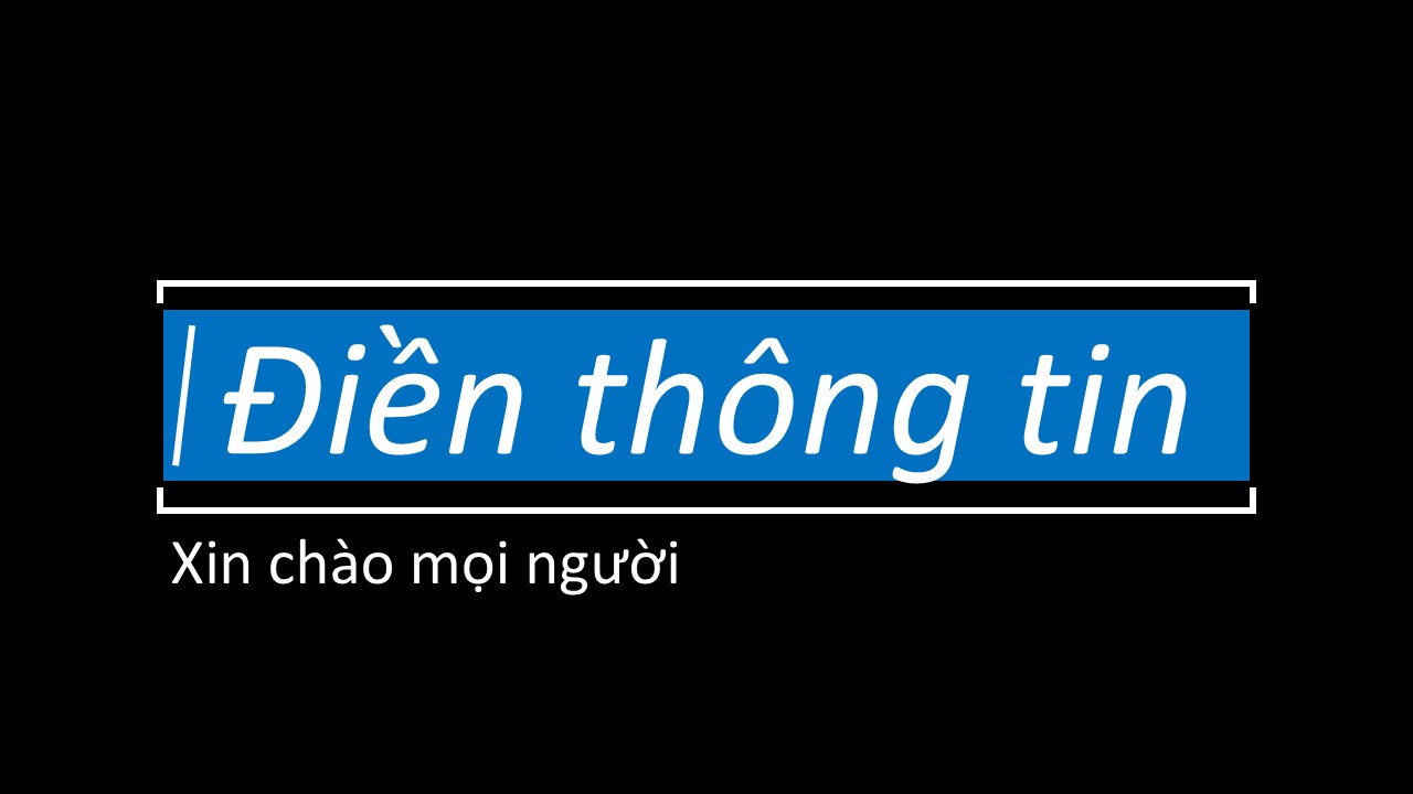 Intro mở đầu 10 - The-Presentator